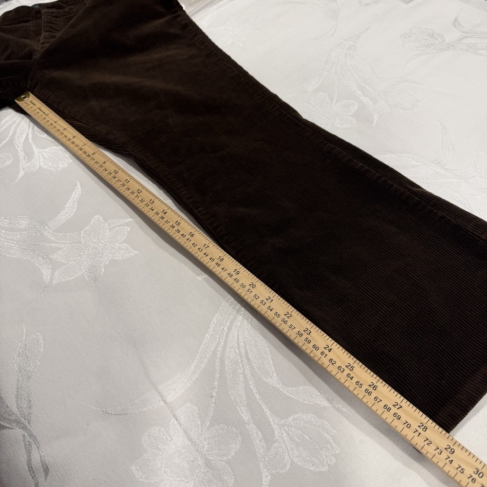 Y2K Polo Ralph Lauren Jeans Co. Size-14/P Womens Corduroy Pants Brown - Picture 8 of 16